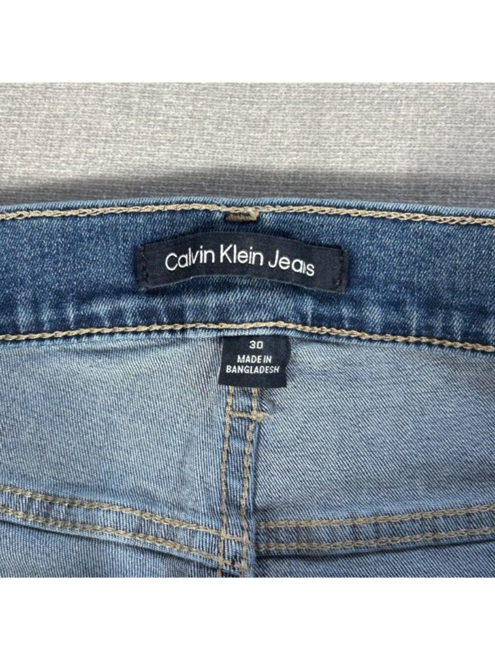 Calvin Klein Bootcut Jeans Women's Size 30 Denim High Rise Stretch Casual Zip - Picture 6 of 11